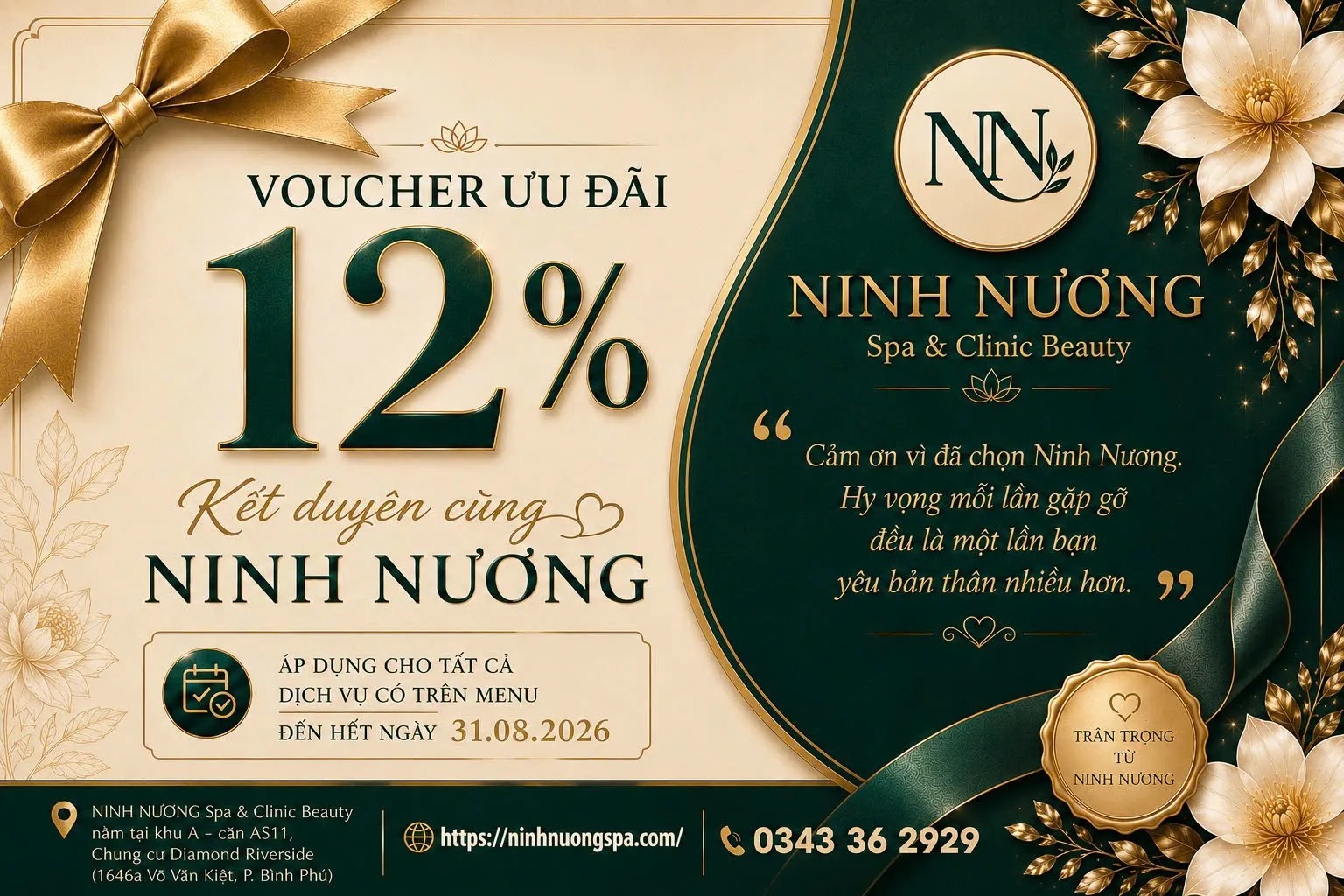 Áp dụng cho tất cả các dịch vụ lẻ có trên Menu đến hết tháng 8/2026
